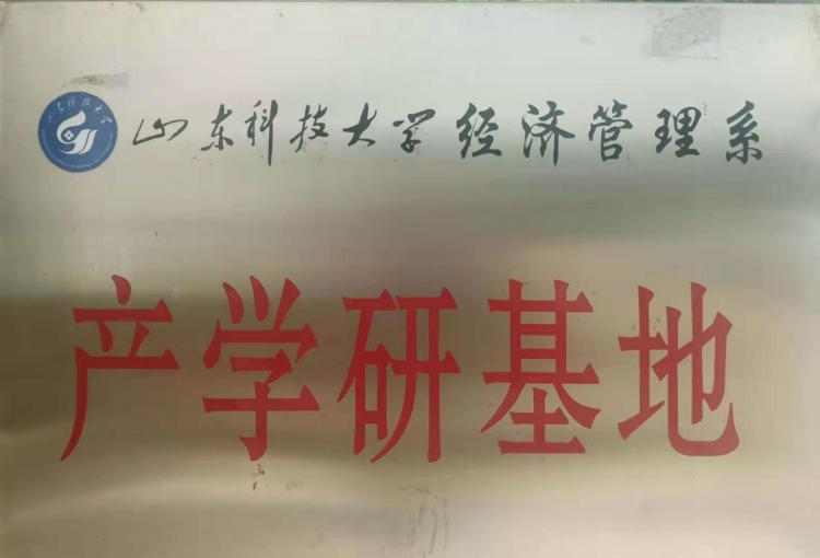 山东科技大学经济管理系产学研基地